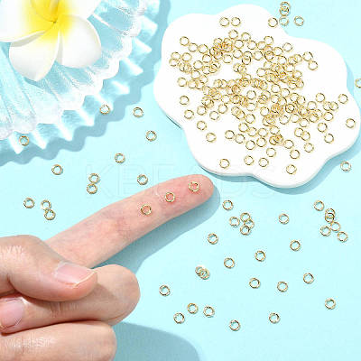 SHEGRACE 30G Brass Open Jump Rings XGRPCN354-240G-1