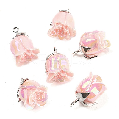 Opaque Resin Pendants RESI-K031-05C-P-1