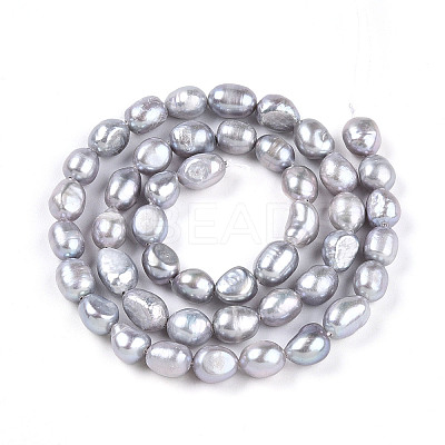 Natural Cultured Freshwater Pearl Beads Strands PEAR-N014-06G-02-1