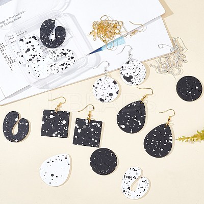 Big Dangle Earrings DIY Making Kit DIY-OC0007-94-1