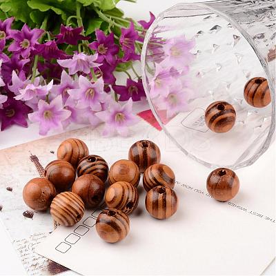 Round Natural Wood Beads X-WOOD-Q009-16mm-LF-1
