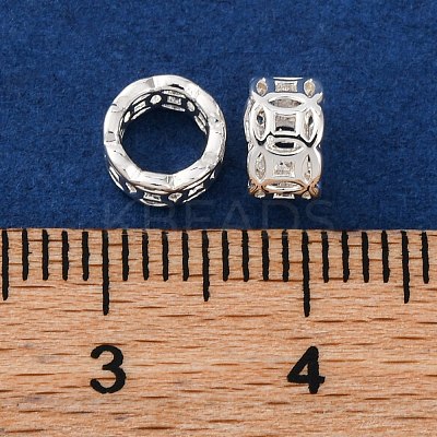 Coin Brass Beads KK-K378-37S-1