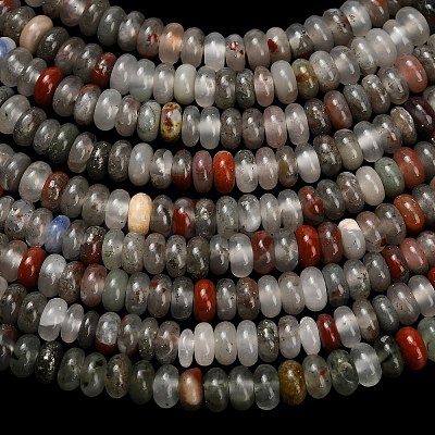 Natural African Bloodstone Beads Strands G-L635-A28-4x2mm-1
