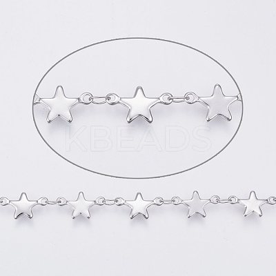 Tarnish Resistant 304 Stainless Steel Chains CHS-E002-11-1