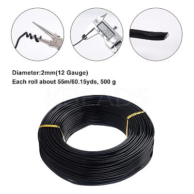 Round Anodized Aluminum Wire AW-NB0001-01D-B-1