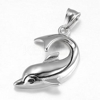 Tarnish Resistant 316 Surgical Stainless Steel Pendants STAS-P039-080P-1