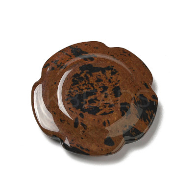 Natural Mahogany Obsidian Worry Stones G-E586-01K-1