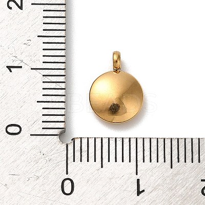 304 Stainless Steel Black Enamel Charms STAS-R009-01G-B-1