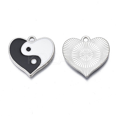 Alloy Enamel Pendants PALLOY-N160-028P-1