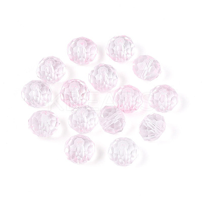 Baking Paint Transparent Glass Beads X1-GLAA-N011-10mm-10-1