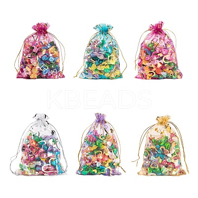 Heart Printed Organza Bags OP-PH0001-11-1
