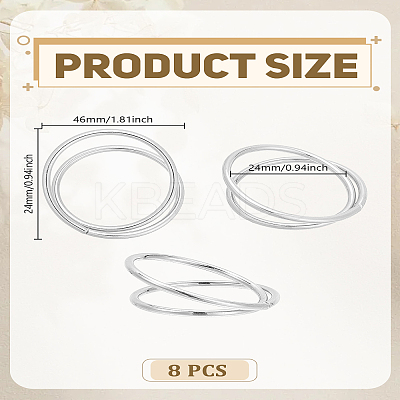8Pcs Alloy Napkin Rings AJEW-LP0002-69P-1