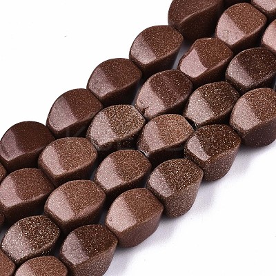Synthetic Goldstone Beads Strands G-S359-223-1