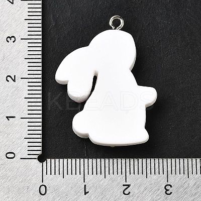 Opaque Resin Pendants RESI-V0003-02A-1