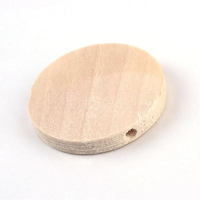 Unfinished Wood Beads WOOD-S659-08-LF-1