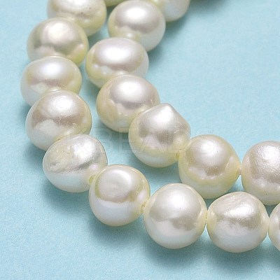 Natural Cultured Freshwater Pearl Beads Strands PEAR-A005-07A-01-1