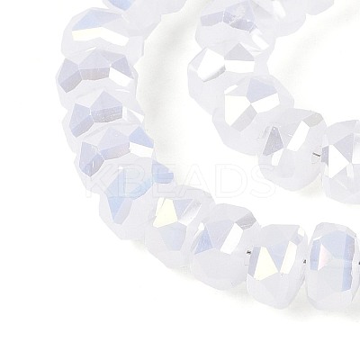 Electroplate Imitation Jade Glass Beads Strands EGLA-N022-05B-B01-1