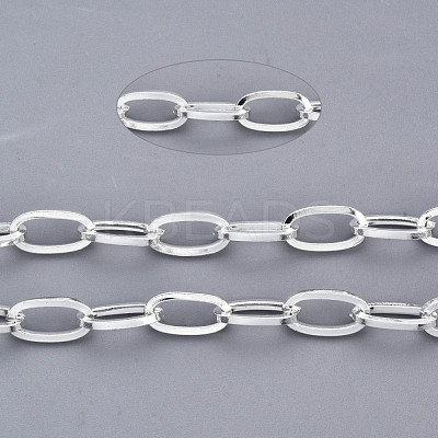304 Stainless Steel Paperclip Chains CHS-N001-13S-1