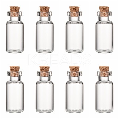 Glass Jar Glass Bottles AJEW-H004-3-1