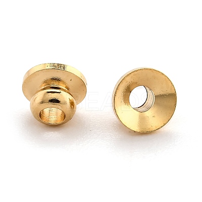 Brass Beads Caps KK-H759-35B-G-1