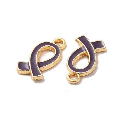 Alloy Enamel Pendants ENAM-D043-04G-1