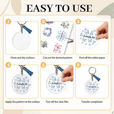 DIY Keychain Making Kits DIY-GO0002-53C-1
