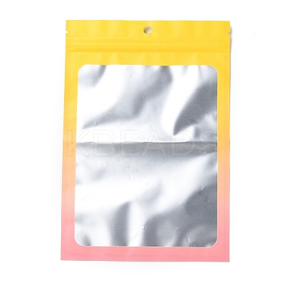 Gradient Glitter Holographic Aluminum Foil Jewelry Packaging Resealable Bags LS-OPP-B004-01A-1