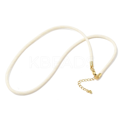 3MM Nylon Milan Cord Necklace Making NJEW-H084-01G-37-1