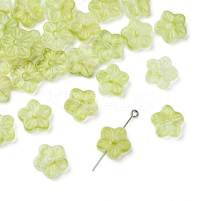 30Pcs Baking Paint Glass Beads GLAA-FS0001-97F-1