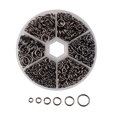 1 Box of Iron Open Jump Rings IFIN-JP0016-01B-1