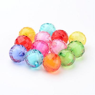 Mixed Color Chunky Bubblegum Beads X-TACR-S086-20mm-M-1