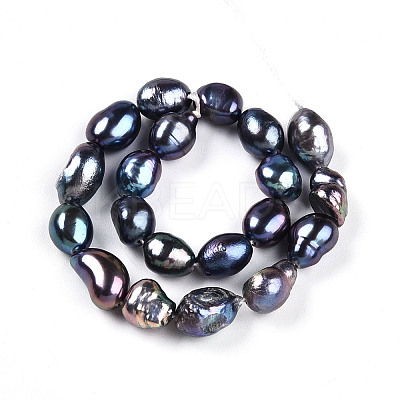 Natural Cultured Freshwater Pearl Beads Strands PEAR-N014-06G-04-1
