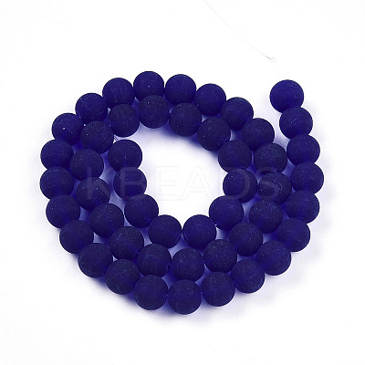 Transparent Glass Beads Strands LS-GLAA-T032-T8mm-MD15-1