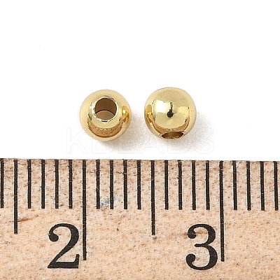 Brass Solid Beads KK-WH0034-02C-G-1