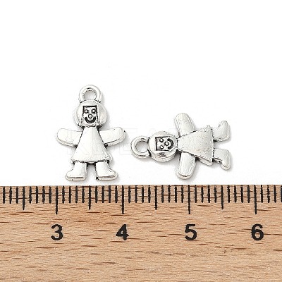 Tibetan Style Alloy Pendants TIBE-S324-12AS-1
