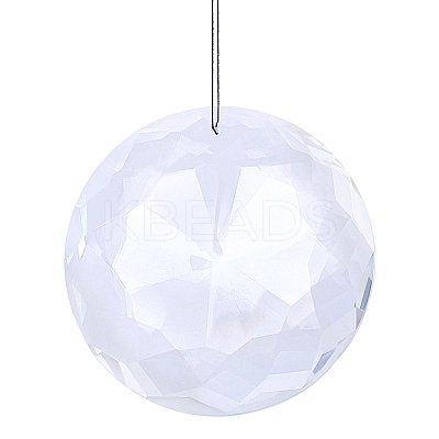 Transparent Glass Pendants GLAA-SP0001-18B-1