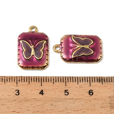 304 Stainless Steel Enamel Pendants STAS-I371-14G-01-1