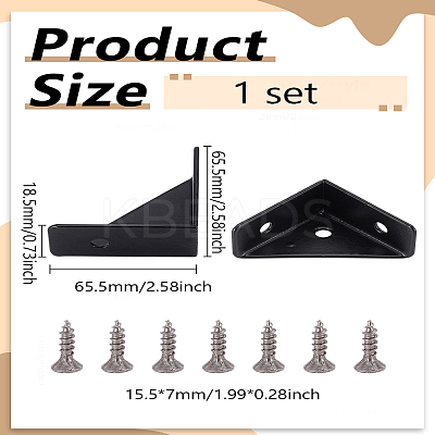 Triangle Iron Corner Protectors FIND-WH0111-721-1