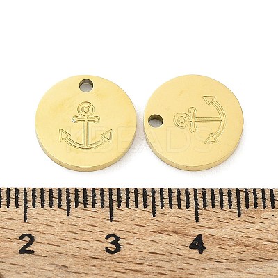 Ion Plating(IP) 316L Surgical Stainless Steel Charms STAS-D029-35G-1