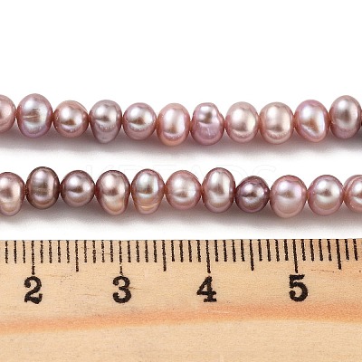Natural Cultured Freshwater Pearl Beads Strands PEAR-C003-10E-1