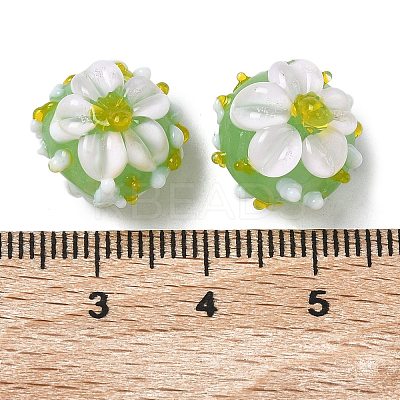 Handmade Lampwork Enamel Beads LAMP-Z020-05B-1