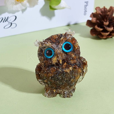 Crystal Owl Figurine Collectible JX545G-1