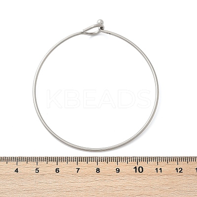 304 Stainless Steel Bangles for Women BJEW-C088-01P-1
