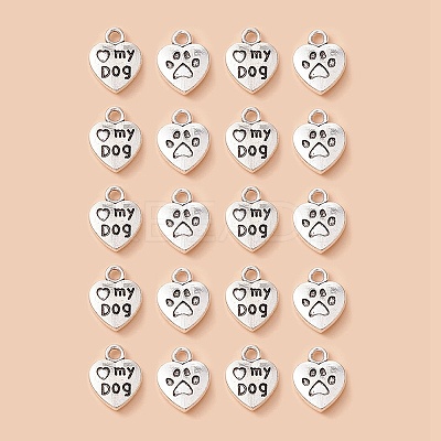 Tibetan Style Charms Pendants TIBEP-YW0001-64-1