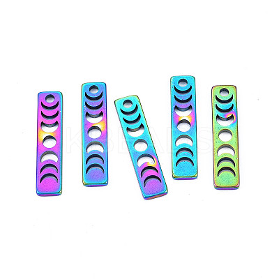 20Pcs Rack Plating 304 Stainless Steel Pendants FIND-SZ0006-03M-1