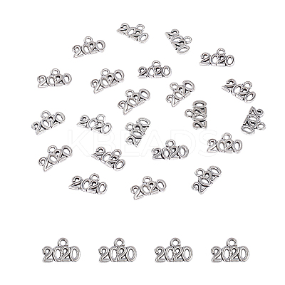Tibetan Style Zinc Alloy Charms PALLOY-I141-30AS-A-1
