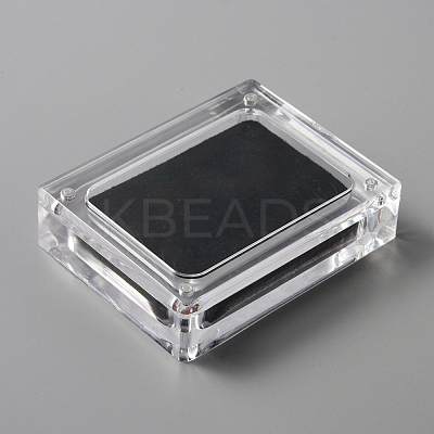 Transparent Plastic Jewelry Display Stands ODIS-WH0029-37-1