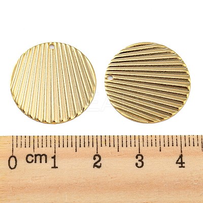 Rack Plating Eco-friendly Brass Pendants KK-M257-10G-1