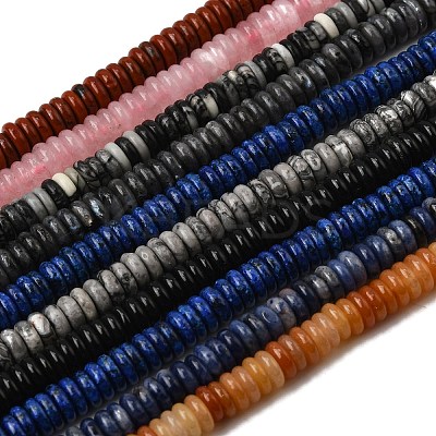 Natural Mixed Gemstone Beads Strands G-Q159-B-01-1