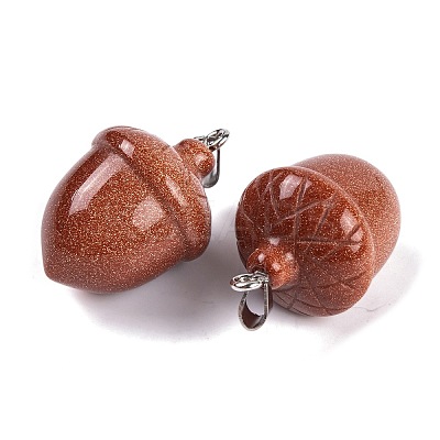 Synthetic Goldstone Pendants G-Q172-08P-03-1